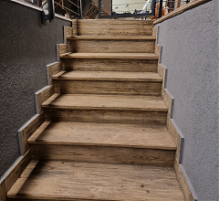 Treppenbelag-Panel für horizontale Verlegung