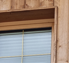 Fensterrahmen für Fassade 150cm x 24,6cm x 25mm